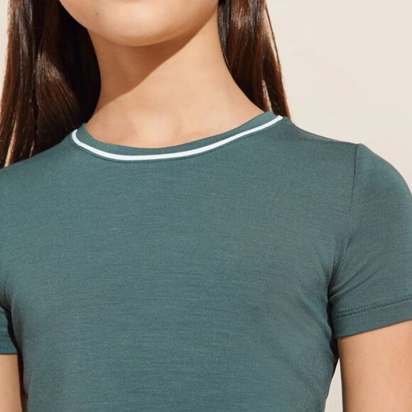 NWT Eberjey Kids TENCEL™ Modal Unisex Short PJ Set Gisele Size 4 - Picture 3 of 6